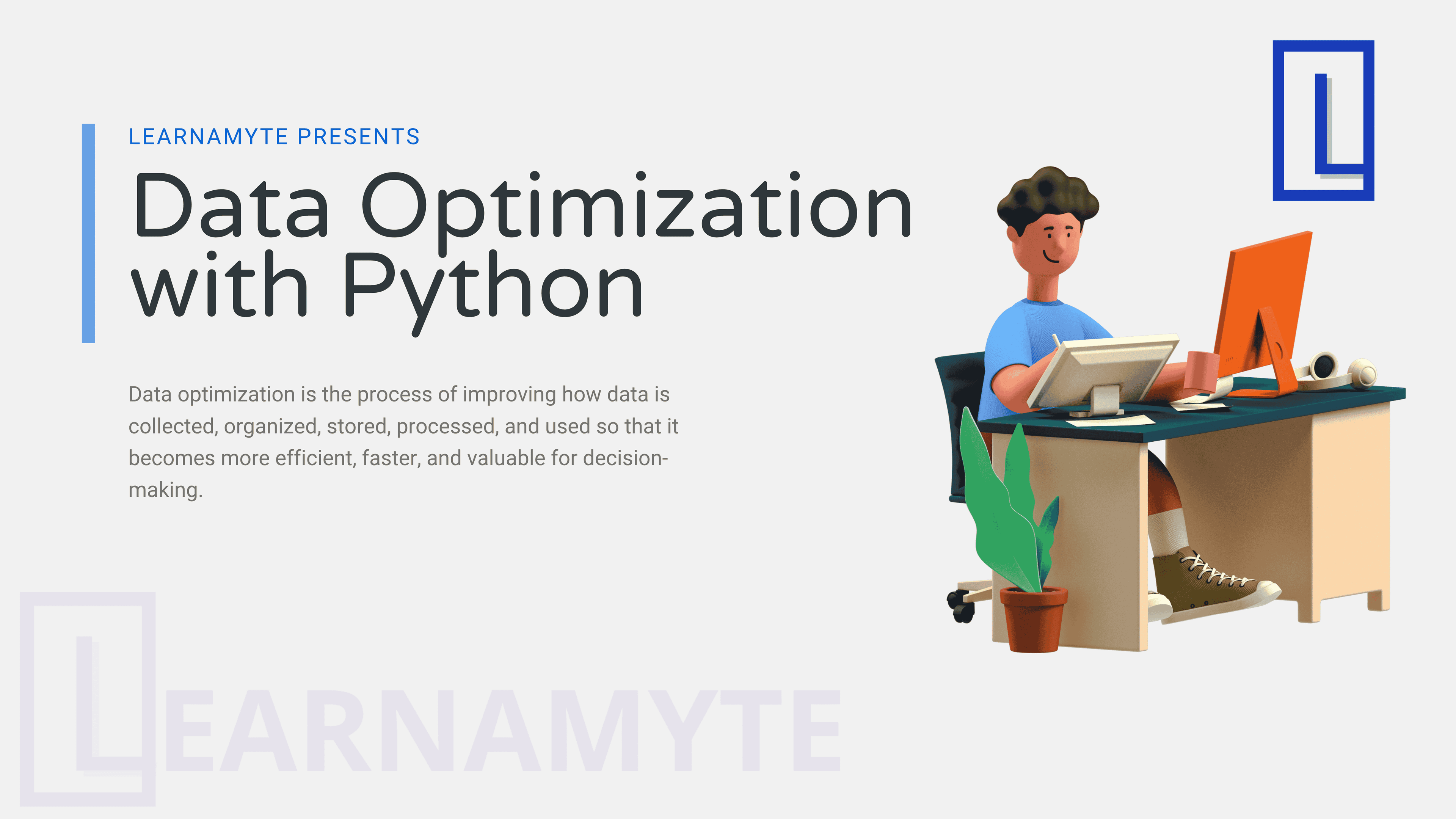 Data Optimization with Python Poster